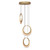 ET2 - E23913-112GLD - LED Pendant - Lyra - Gold
