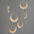 Lyra LED Pendant (E23916-112GLD)