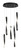 ET2 - E24154-BK - LED Pendant - Pirouette - Black