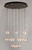 Newton LED Pendant (E24167-18BKGLD)