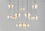 Newton LED Pendant (E24167-18BKGLD)