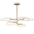 ET2 - E24328-WTGLD - LED Pendant - Hoopla - White/Gold