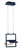 ET2 - E24337-BKPC - LED Pendant - Glider - Black / Polished Chrome