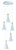 ET2 - E24625-WTMG - LED Pendant - Norsk - White / Metallic Gold