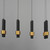 Reveal LED Linear Pendant (E24758-BKGLD)