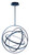 ET2 - E24785-BK - LED Pendant - Gyro II - Black