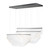 ET2 - E24873-133BGM - LED Pendant - Rinkle - Brushed Gunmetal