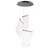ET2 - E24874-133BGM - LED Pendant - Rinkle - Brushed Gunmetal