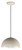 ET2 - E24902-GTAL - LED Pendant - Hemisphere - Gloss Taupe / Aluminum