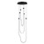 ET2 - E24983-BK - LED Pendant - Soleil - Black