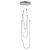 ET2 - E24983-PC - LED Pendant - Soleil - Polished Chrome