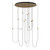 ET2 - E24988-NAB - LED Pendant - Soleil - Natural Aged Brass
