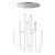 ET2 - E24988-PC - LED Pendant - Soleil - Polished Chrome