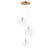 ET2 - E25073-18NAB - LED Pendant - Global - Natural Aged Brass