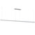 ET2 - E26008-90SA - LED Linear Pendant - Continuum - Satin Aluminum