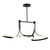 ET2 - E30668-BK - LED Linear Pendant - Serpentine - Black