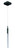 ET2 - E32771-91BC - LED Mini Pendant - Scepter - Black Chrome