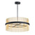 ET2 - E34257-BKSBR - LED Pendant - Chimes 5CCT - Black / Satin Brass