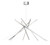 ET2 - E41446-SA - LED Pendant - Alumilux Aster - Satin Aluminum