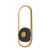 ET2 - E42104-BKGLD - LED Outdoor Wall Sconce - Gravity - Black / Gold