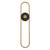 ET2 - E42108-BKGLD - LED Outdoor Wall Sconce - Gravity - Black / Gold