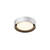 ET2 - E51010-WTBK - LED Flush Mount - Echo - White / Black