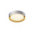 ET2 - E51012-WTGLD - LED Flush Mount - Echo - White/Gold