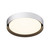 ET2 - E51014-WTBK - LED Flush Mount - Echo - White / Black