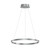 ET2 - E52724-AL - LED Pendant - Groove 5CCT - Brushed Aluminum