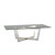 ET2 - E71019-PC - LED Coffee Table - Carlo - Polished Chrome