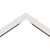 Continuum - Track Track 90 Degree Corner Connector (ETMSC90-2WALL-WT)