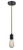 Innovations - 100BK-10CR-5BK - One Light Mini Pendant - Gatsby - Matte Black