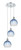 Innovations - 113B-3P-PC-G483-8SB - Three Light Pendant - Ballston - Polished Chrome