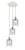 Innovations - 113B-3P-WPC-G112 - LED Pendant - Ballston - White Polished Chrome