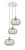 Innovations - 113B-3P-WPC-G249 - LED Pendant - Ballston - White Polished Chrome
