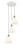 Innovations - 113B-3P-WPC-GBD-751 - LED Pendant - Ballston - White Polished Chrome