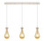 Innovations - 123-451-1P-PN-G451-5ME - Three Light Linear Pendant - Downtown Urban - Polished Nickel