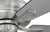 Eos Clear 4 Light 52" Ceiling Fan (ECF104BNK5-BNGW)