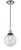 Innovations - 201CBP-PNBK-G204-8 - One Light Mini Pendant - Franklin Restoration - Polished Nickel