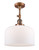 manufacturer_finish:Antique Copper|manufacturer_glass:Matte White|light_output:600.00lm|color_temperature:2700K|cri:82