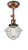 Innovations - 201FBP-ACBK-G534 - One Light Semi-Flush Mount - Franklin Restoration - Antique Copper