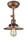 Innovations - 201FBP-ACBK-M3-AC - One Light Semi-Flush Mount - Franklin Restoration - Antique Copper