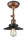 Innovations - 201FBP-ACBK-M6-BK - One Light Semi-Flush Mount - Franklin Restoration - Antique Copper