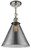 Innovations - 201FBP-PNBK-G43-L - One Light Semi-Flush Mount - Franklin Restoration - Polished Nickel