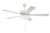 Eos 3 Light Bowl 52" Ceiling Fan (ECF111W5-WWOK)
