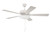 Eos 3 Light Bowl 52" Ceiling Fan (ECF111W5-WWOK)