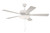 Eos 3 Light Bowl 52" Ceiling Fan (ECF111W5-WWOK)