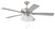 Craftmade - ECF114BNK5-BNGW - 52 Ceiling Fan - Eos Frost 4 Light - Brushed Polished Nickel