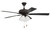 Craftmade - ECF114ESP5-ESPWLN - 52 Ceiling Fan - Eos Frost 4 Light - Espresso