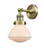 manufacturer_finish:Antique Brass|manufacturer_glass:Matte White Olean|light_output:245.00lm|color_temperature:2100K|cri:98